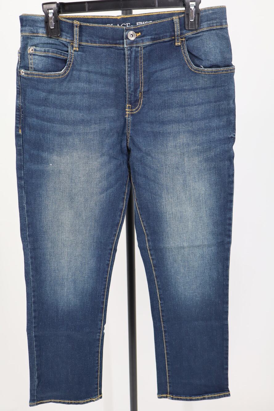 NEW The Children's Place Straight Jeans Women's Blue Medium Wash Size 14